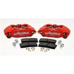 Wilwood 140-13029-R DPHA Front Caliper/Brake Pad Kit, Honda/Acura, Red
