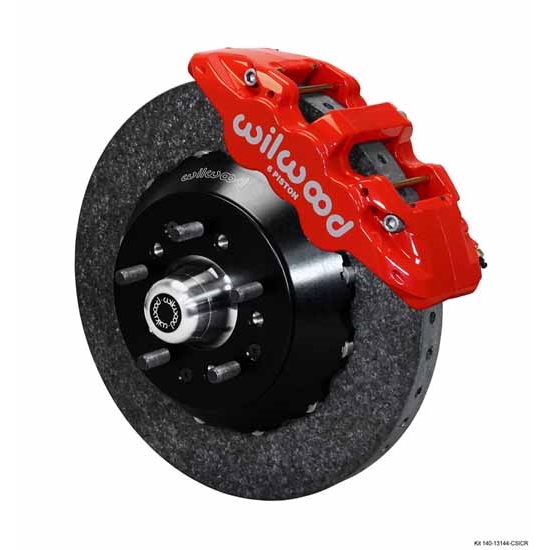Wilwood 140-13144-CSICR AERO6 Dynamic Front Disc Brake Kit, 1964-74 GM