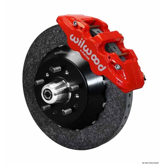 Wilwood 140-13145-CSICR AERO6 Dynamic Front Brake Kit, WWE Pro Spindle