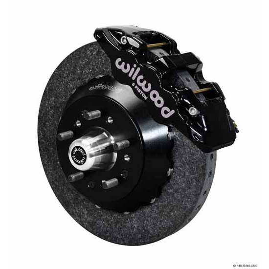Wilwood 140-13145-CSIC AERO6 Dynamic Front Brake Kit, WWE Pro Spindle