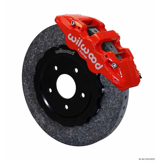 Wilwood 140-13154-CSICR AERO6 Front Brake Kit, 04-Up Corvette/Cadillac