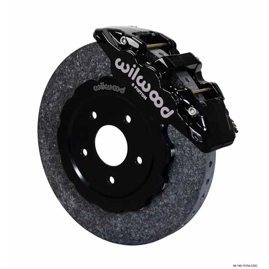 Wilwood 140-13154-CSIC AERO6 Front Brake Kit, 04-Up Corvette/Cadillac