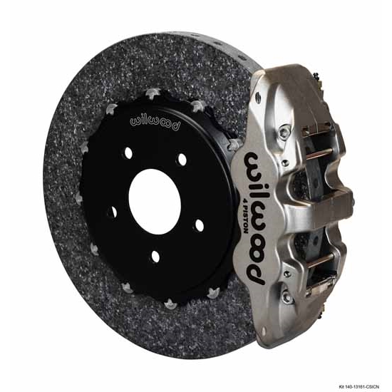 Wilwood 140-13161-CSICN AERO4 Rear Brake Kit, 04-Up Corvette/Cadillac
