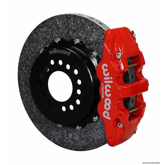 Wilwood 140-13163-CSICR AERO4 Dynamic Rear Parking Brake Kit, Big Ford