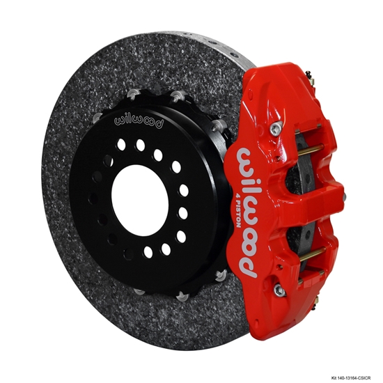 Wilwood 140-13164-CSICR AERO4 Rear Brake Kit, Big Ford New Style 2.50