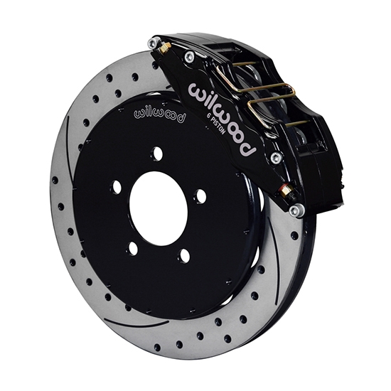Wilwood 140-13581-D Dynapro 6 Front Disc Brake Kit, 12.88 Inch, Black