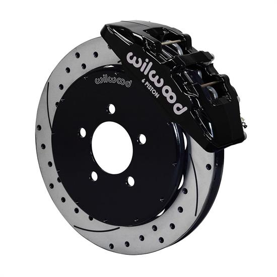 Wilwood 140-13581-D Dynapro 6 Front Disc Brake Kit, 12.88 Inch, Black
