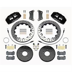 Wilwood 140-13581-D Dynapro 6 Front Disc Brake Kit, 12.88 Inch, Black