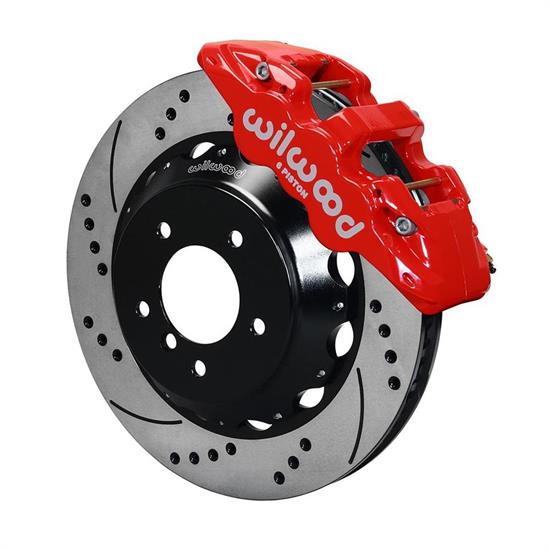 Wilwood 140-13582-DR AERO6 SRP Front Disc Brake Kit, 14 Inch