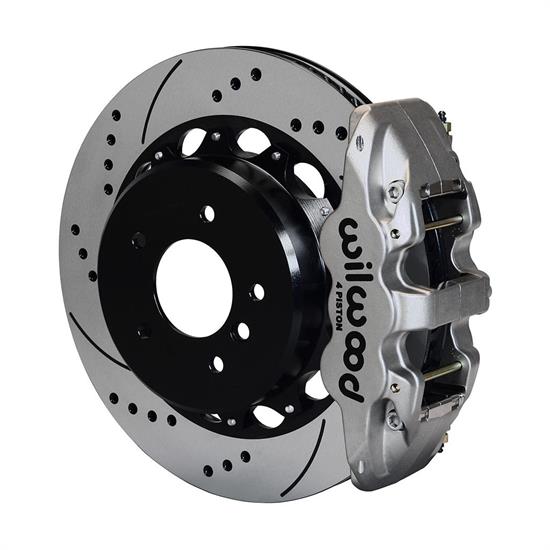Wilwood 140-13583-DN AERO4 Rear Disc Parking Brake Kit, 14 Inch