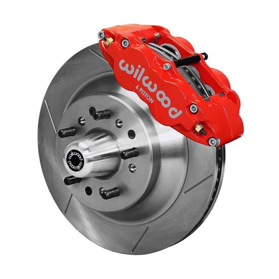 Wilwood 140-13654-R FNSL6R Front Brake Kit, 57-68 Ford/Mercury/Edsel