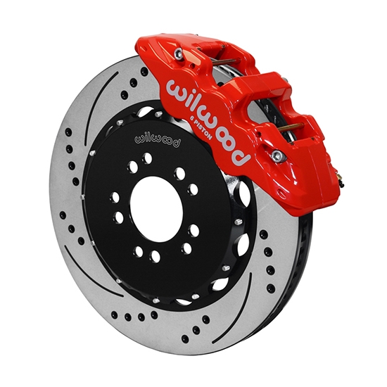 Wilwood 140-13697-DR AERO6 14.25 Front Disc Brake Kit, 14-Up Corvette