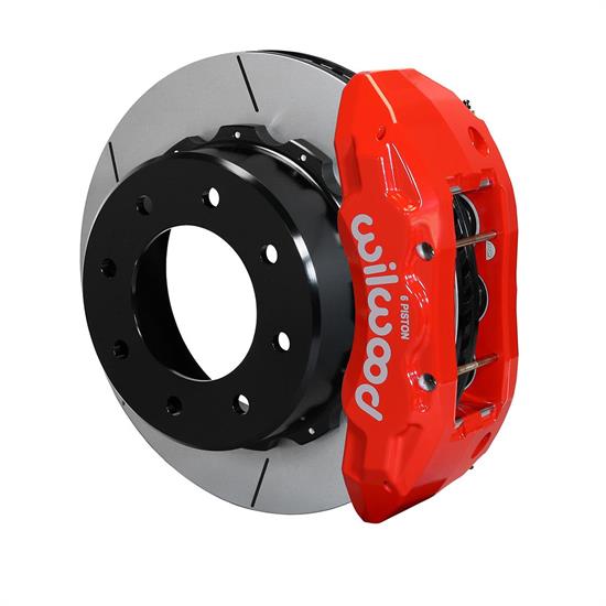 Wilwood 140-13874R TX6R Big Brake Truck Rear Brake Kit, Red, 15.5 In