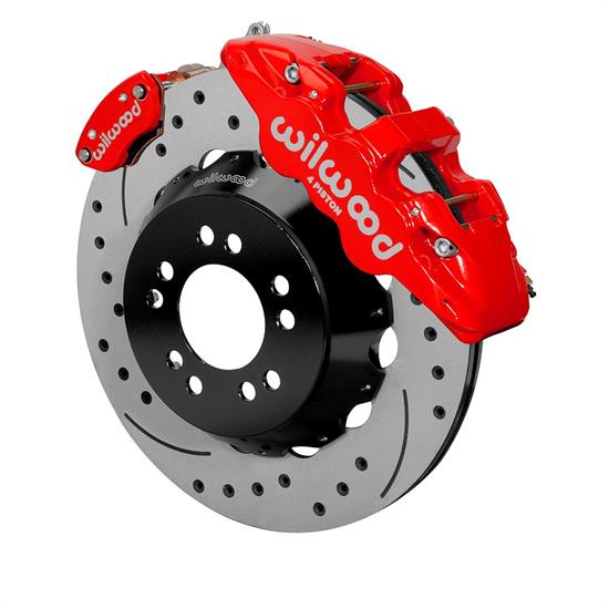 Wilwood 140-14263-DR AERO4-MC4 Big Brake Rear Parking Brake Kit