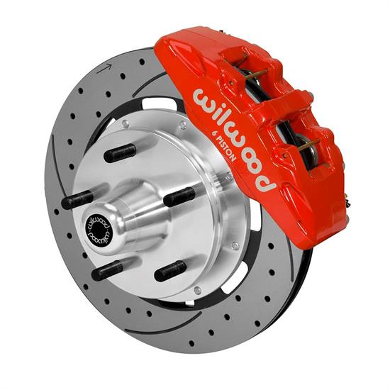 Wilwood 140-14533-DR Forged Dynapro 6 Big Brake Front Kit