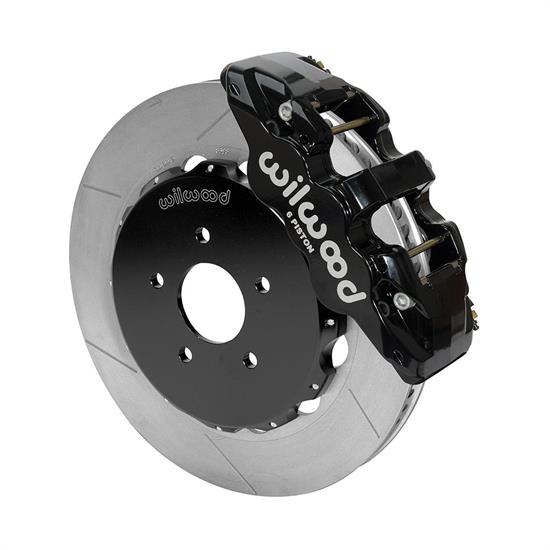 Wilwood 140-14815 AERO6 Big Brake Front Brake Kit, 14 Inch, Black