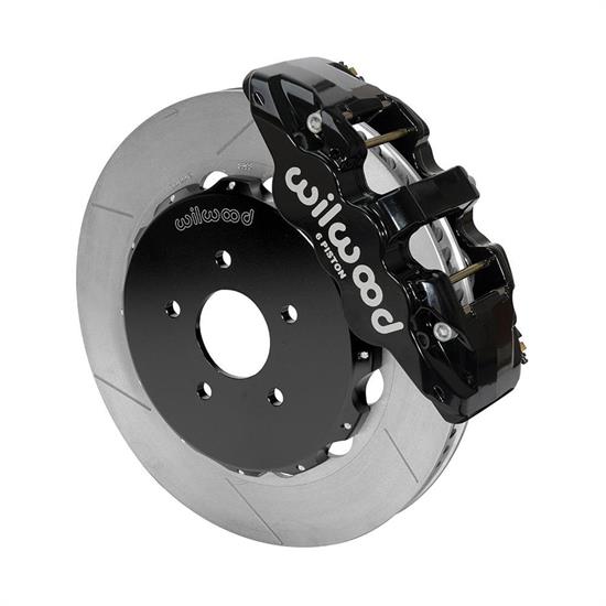 Wilwood 140-14819 AERO6 Big Brake Front Brake Kit, 14 Inch, Black