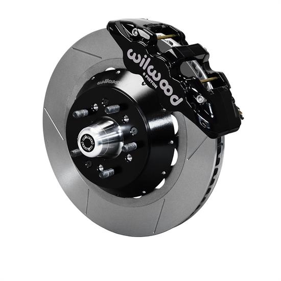 Wilwood 140-15025 AERO6 Big Brake Front Brake Kit, Radial, Black