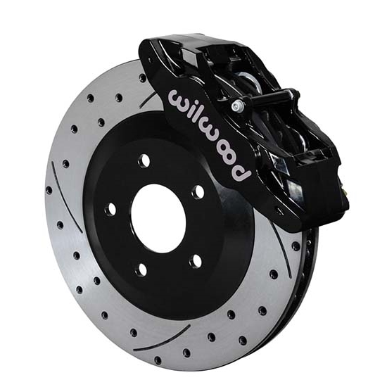 Wilwood 140-15175-D SLC56 Front Replacement Caliper & Rotor Kit, Black