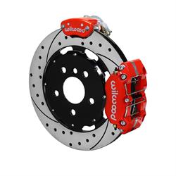 Wilwood 140-15219-DR Dynapro Radial-MC4 Rear Parking Brake Kit, Red