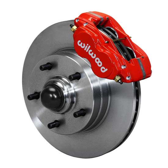 Wilwood 140-15272-R Classic Series Front Dynalite Brake Kit, Red