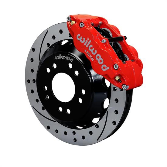 Wilwood 140-15303-DR Superlite 6R Front Brake Kit, Drilled, C10/15
