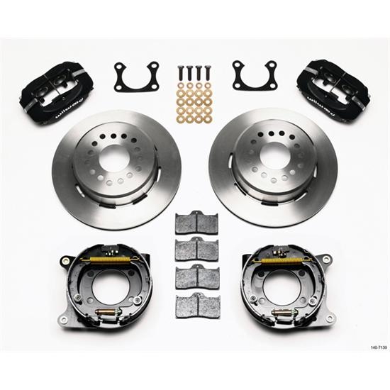 Wilwood 140-7140 Rear Disc Brake Kit, Big Ford 9 Inch New 2-1/2 Offset