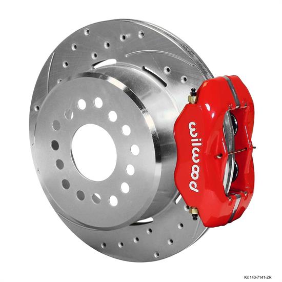 Wilwood 140-7141-ZR FDLI Rear Brake Kit, Chevy 12 Bolt w/ C-Clips