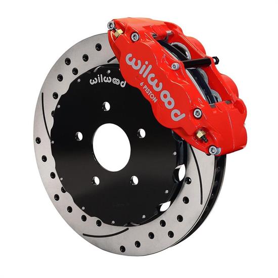 Wilwood 140-9190-DR FNSL6R Front Disc Brake Kit, 03-09 Nissan/Infiniti
