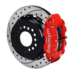 Wilwood 140-9223-DR FNSL 4R Rear Brake Kit, Ford 8.8 w/2.5 Off -5 Lug