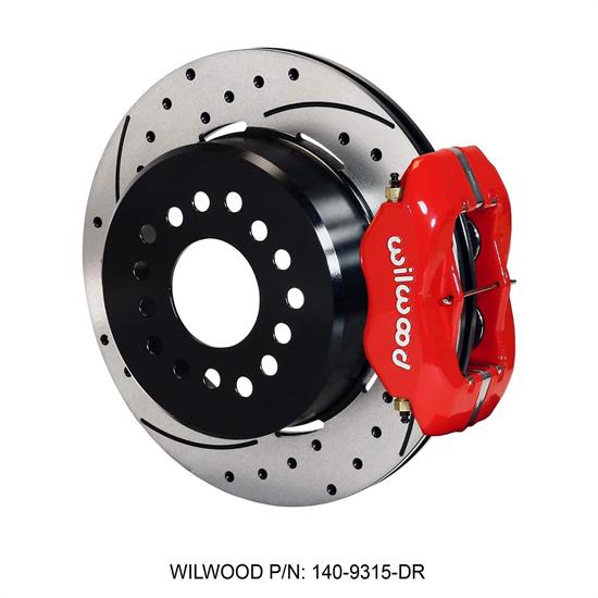 Wilwood 140-9315-DR FDLI Rear Brake Kit, 12 Bolt, 2.75 Off,Stag Shock