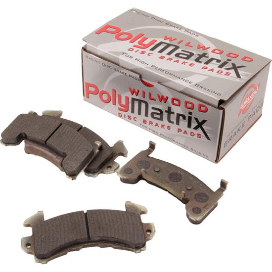 Wilwood 15B-3998K D154 PolyMatrix B Brake Pad Set, GM Metric