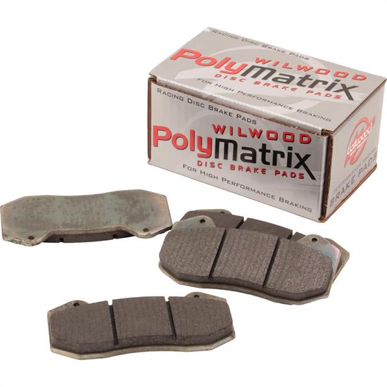 Wilwood 15H-10726K 6712H PolyMatrix Brake Pad Set, DP6, .49 Inch Thick