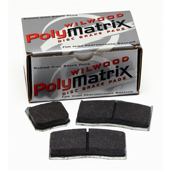 Wilwood 15Q-6829K 7420 PolyMatrix Q Brake Pad Set, BSL 4 Lug Mt .80 In