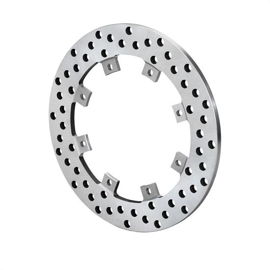 Wilwood 160-12483 Super Alloy Dynamic Rear Drag Rotor, Drilled