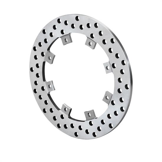 Wilwood 160-12483 Super Alloy Dynamic Rear Drag Rotor, Drilled