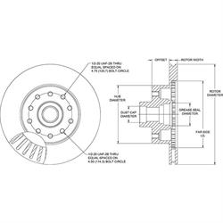 Wilwood 160-14269 HP Hub & Rotor
