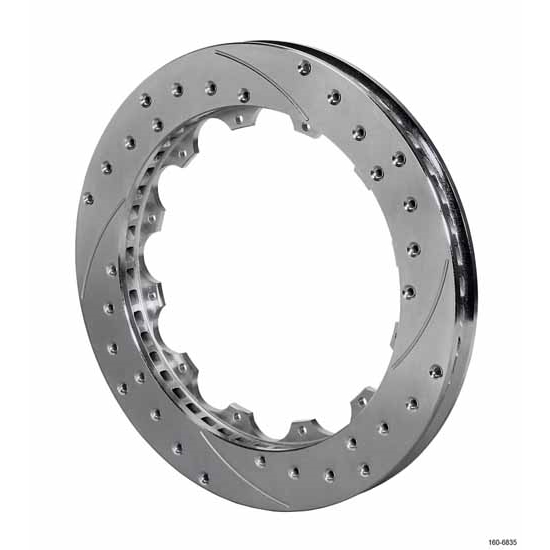 Wilwood 160-6835 SRP 48 Drilled RH Iron Rotor, 12.88 x 1.10 Inch