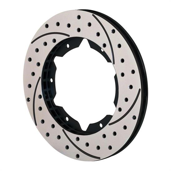Wilwood 160-7097-BK SRP Drilled RH UL30 Iron Rotor, Black