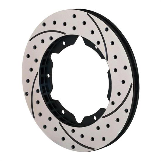 Wilwood 160-7098-BK SRP-BLK 30 Vane Iron Rotor, 10.75 Inch