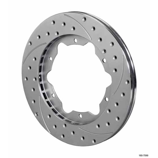 Wilwood 160-7099 SRP Drilled RH Iron Rotor, 11 x .810 - 6 on 6.25 Inch
