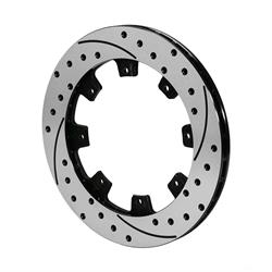 Wilwood 160-7103-BK SRP-BLK 32 Vane Iron Rotor, 12.19 Inch