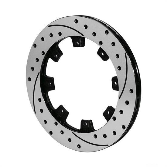 Wilwood 160-8497-BK SRP-BLK 36 Curved Vane Iron Rotor, 12 Inch