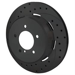 Wilwood 160-8744-BK RH SRP Drilled Rotor/Hat, 2.31 Inch Offset, Black