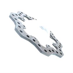 Wilwood 160-9772 Drilled Steel Scalloped Rotor, 11.75 x .35 - 8 on 7