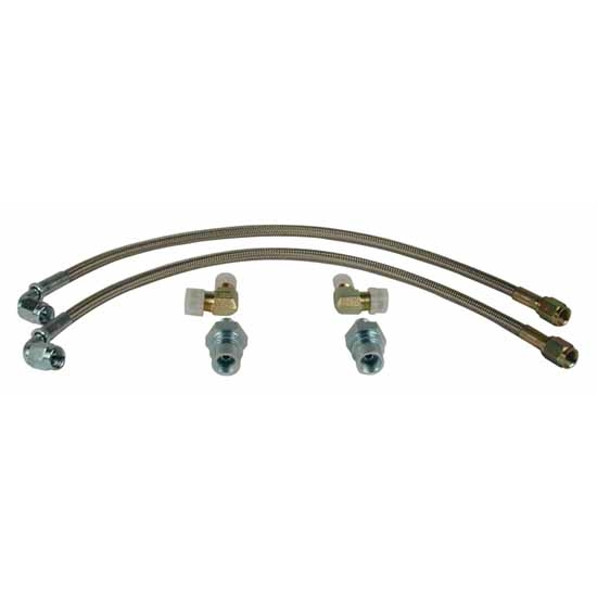 Wilwood 220-10509 Flexline Brake Line Kit, 1964-72 GM, 90 Degree End