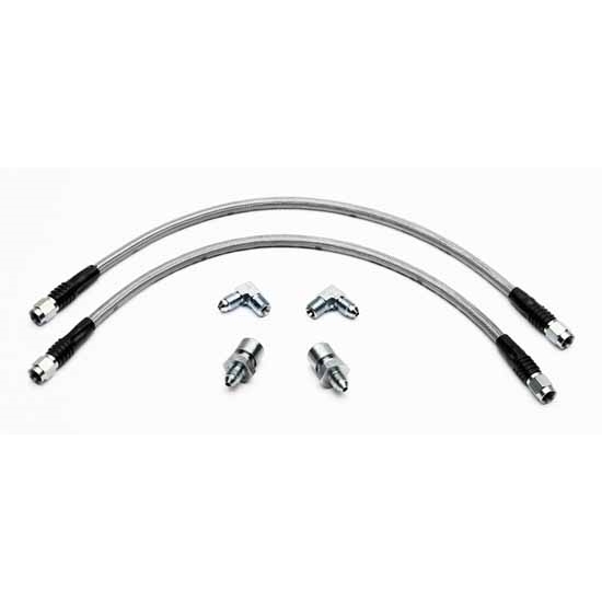 Wilwood 220-10631 Flexline Front Brake Line Kit, 1965-82 Corvette, SL6