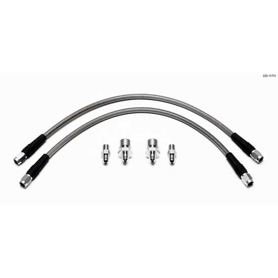 Wilwood 220-11751 16 Inch Flexline Front Brake Line Kit, 1995-05 Miata