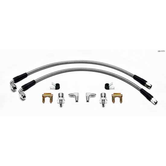 Wilwood 22011771 Flexline Front Brake Line Kit, 200510 Mopar