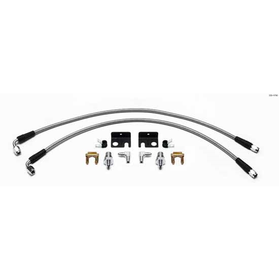 Wilwood 220-11790 Flexline Brake Line Kit, 2001-12 Honda Fit